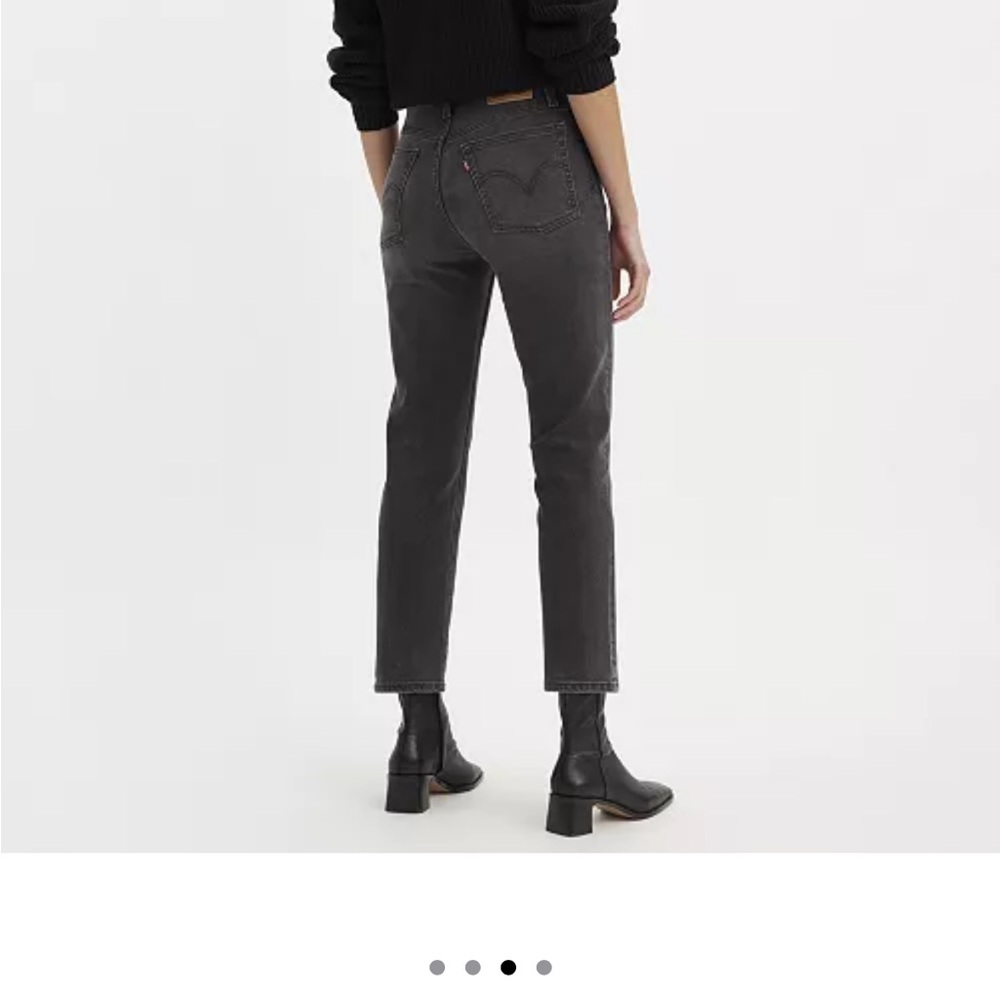 Levi's Women's Charcoal wedgie straight Jeans
